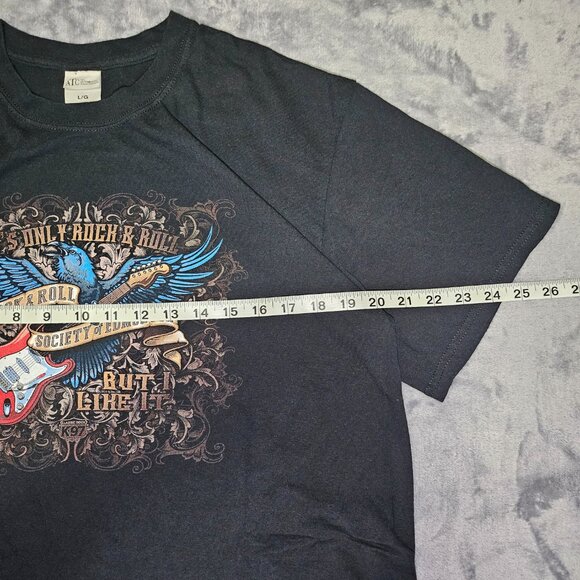The Rock and Roll Society of Edmonton T-Shirt Size Large ATC Tag - Picture 6 of 7
